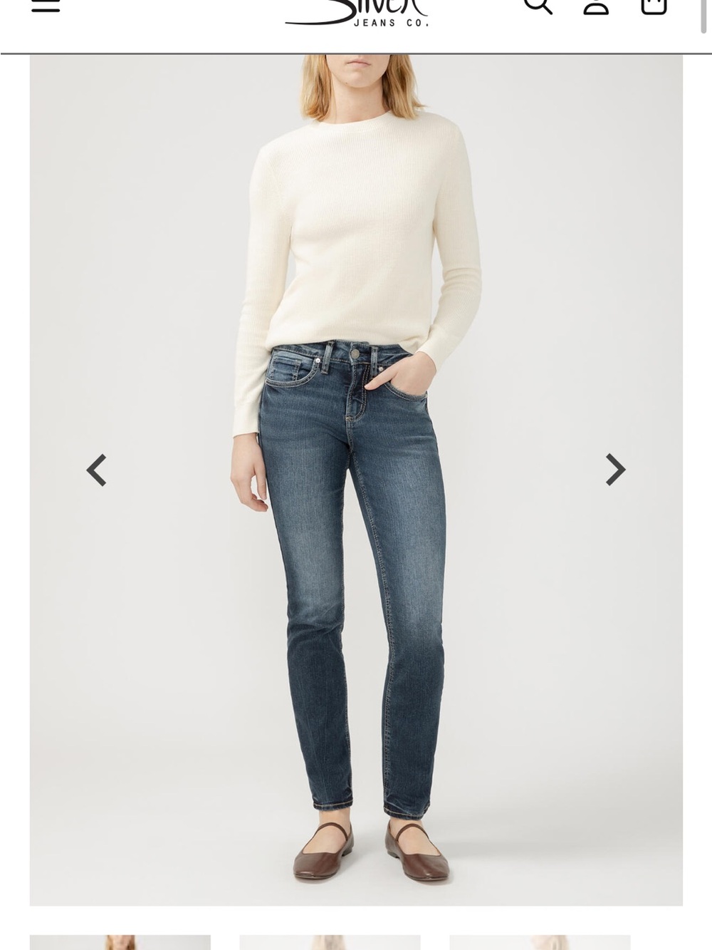 NWT Silver jeans Suki Straight 30